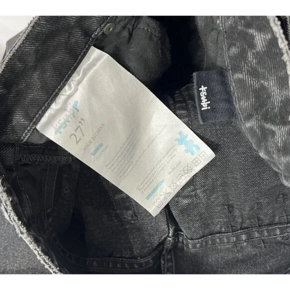 Ksubi Straight Leg Jeans in Black